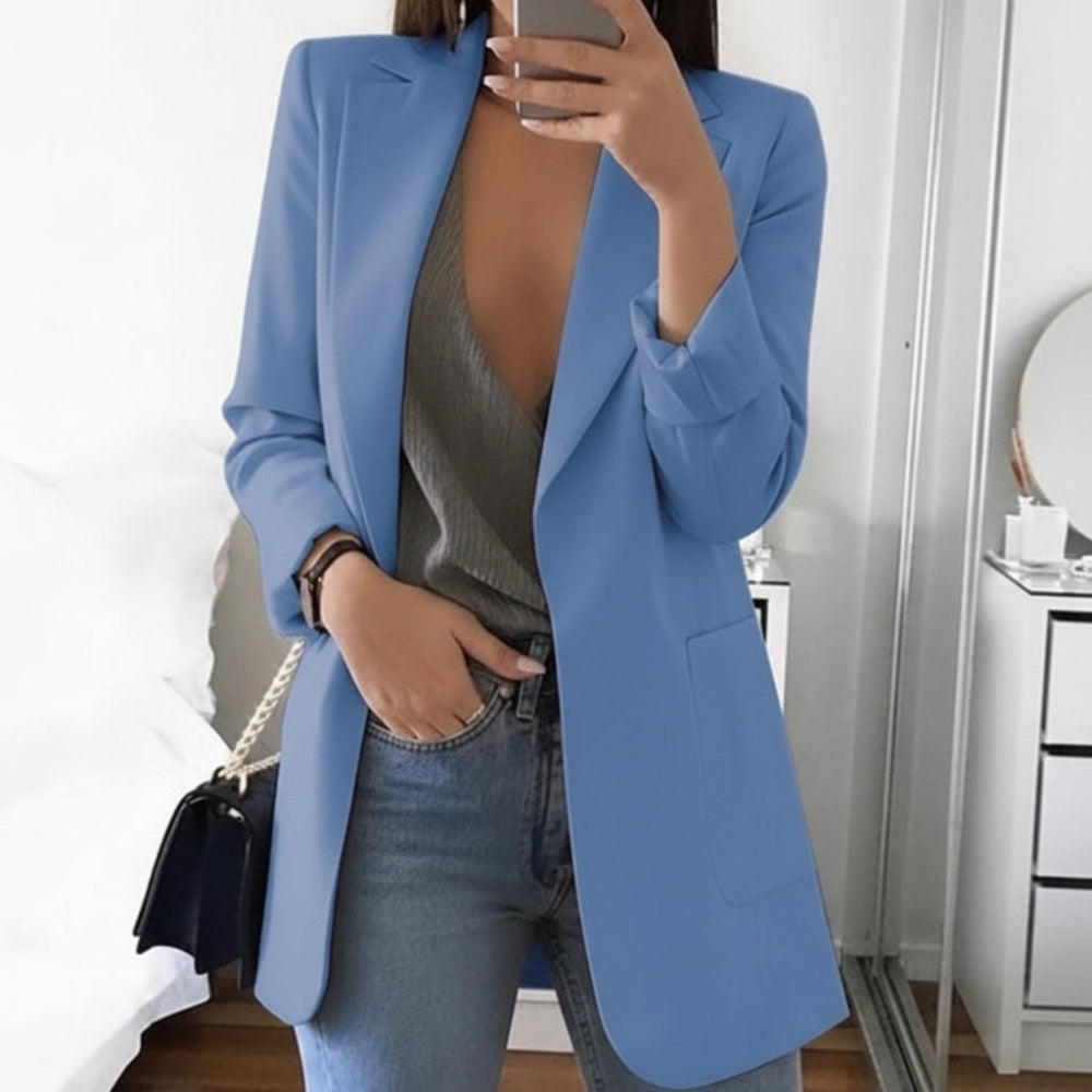 Women's Long-Sleeve Notch Lapel Blazer