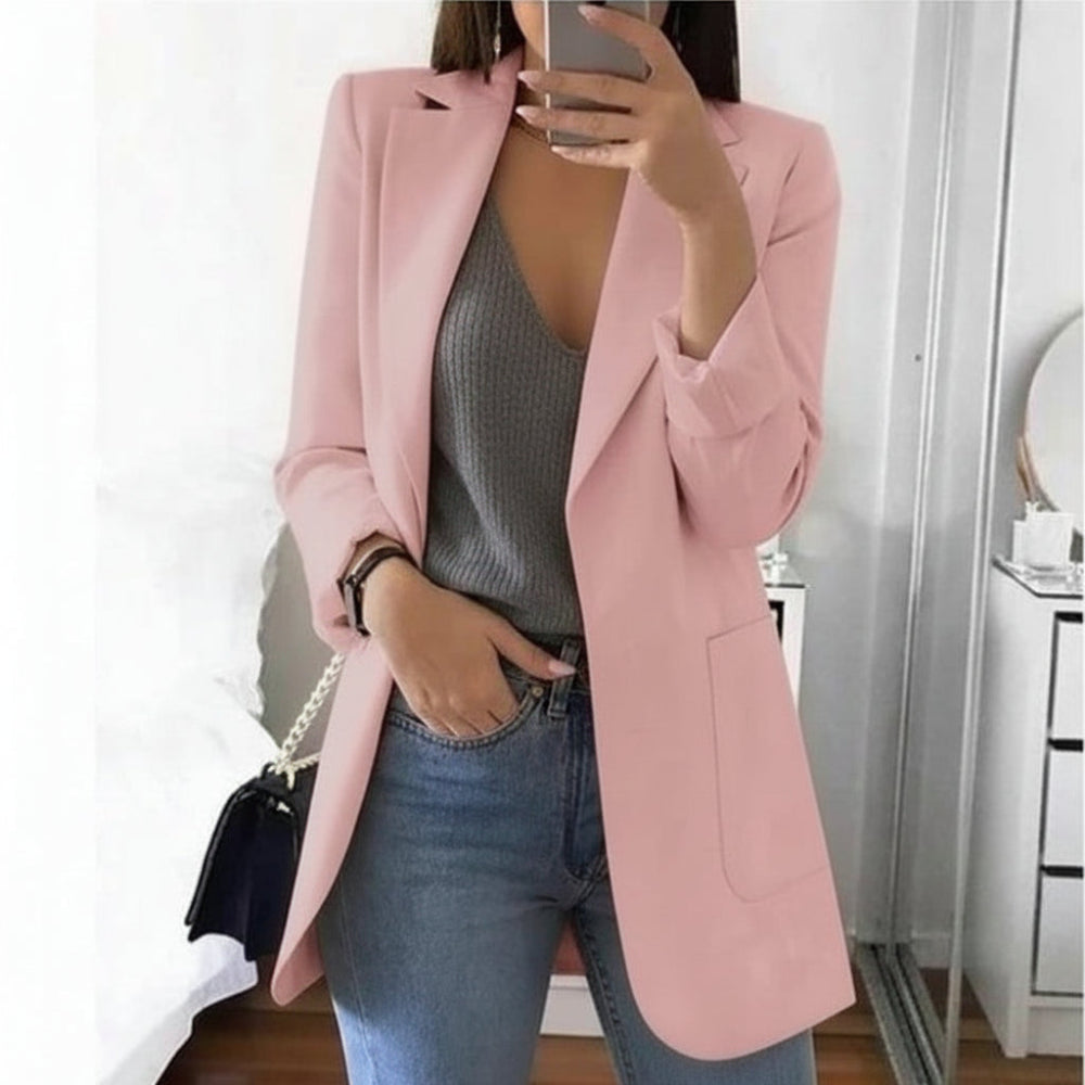 Women's Long-Sleeve Notch Lapel Blazer