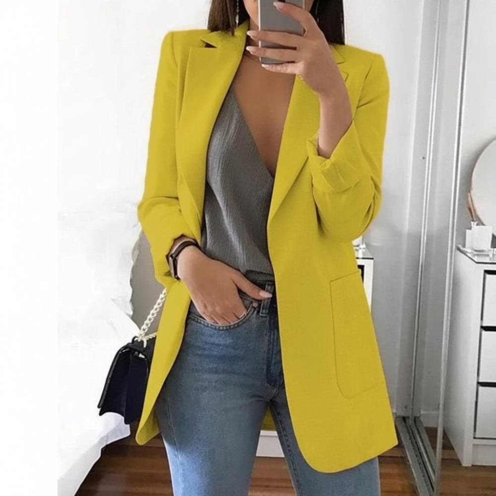 Women's Long-Sleeve Notch Lapel Blazer