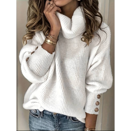 Women's Long-Sleeve Turtleneck Sweater