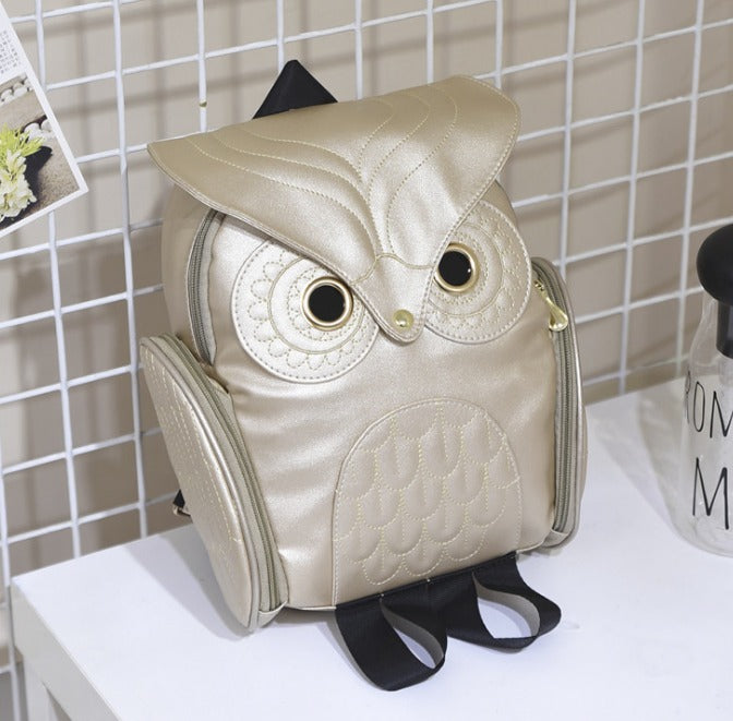 Women's Multi-Pocket Owl Backpack