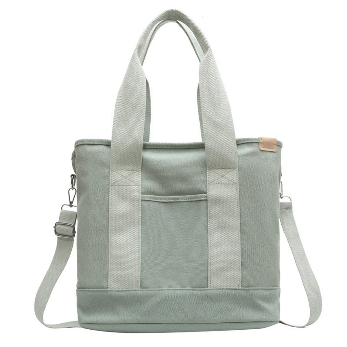 Women's Multi-Pocket Tote Bag with Adjustable Strap