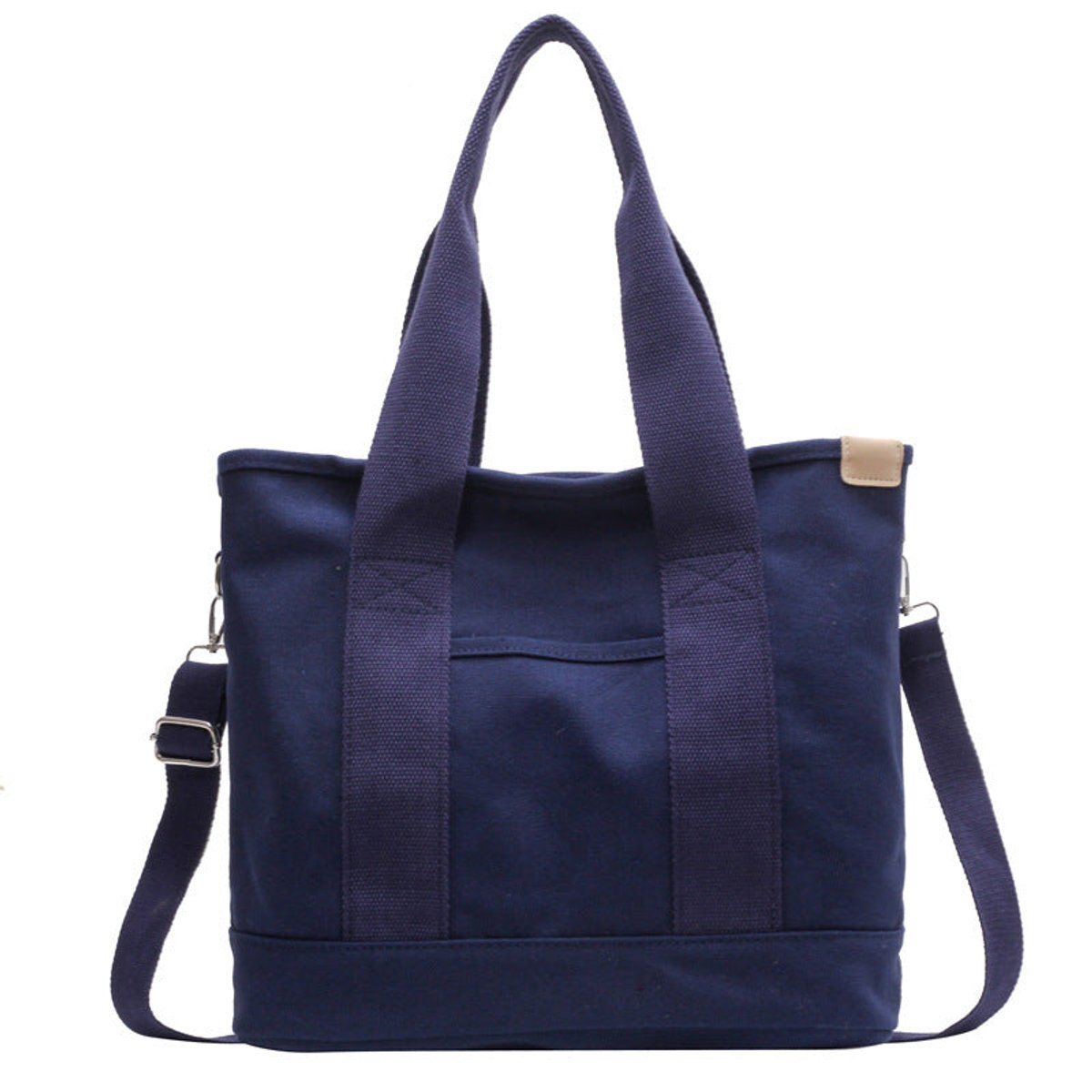 Women's Multi-Pocket Tote Bag with Adjustable Strap