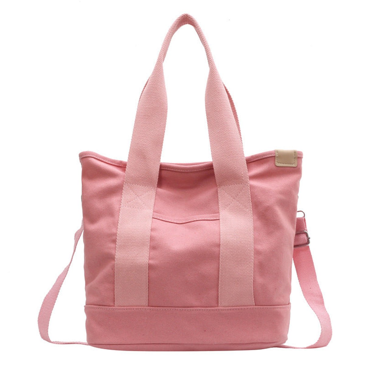 Women's Multi-Pocket Tote Bag with Adjustable Strap