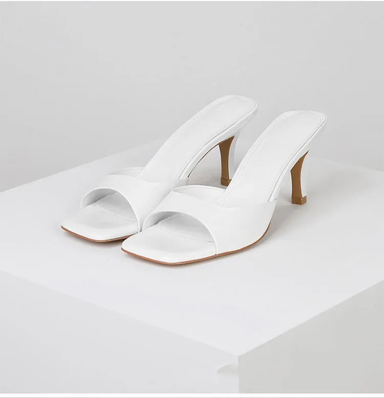 Women's Open-Back Slip-On Mules – Stylish & Comfortable