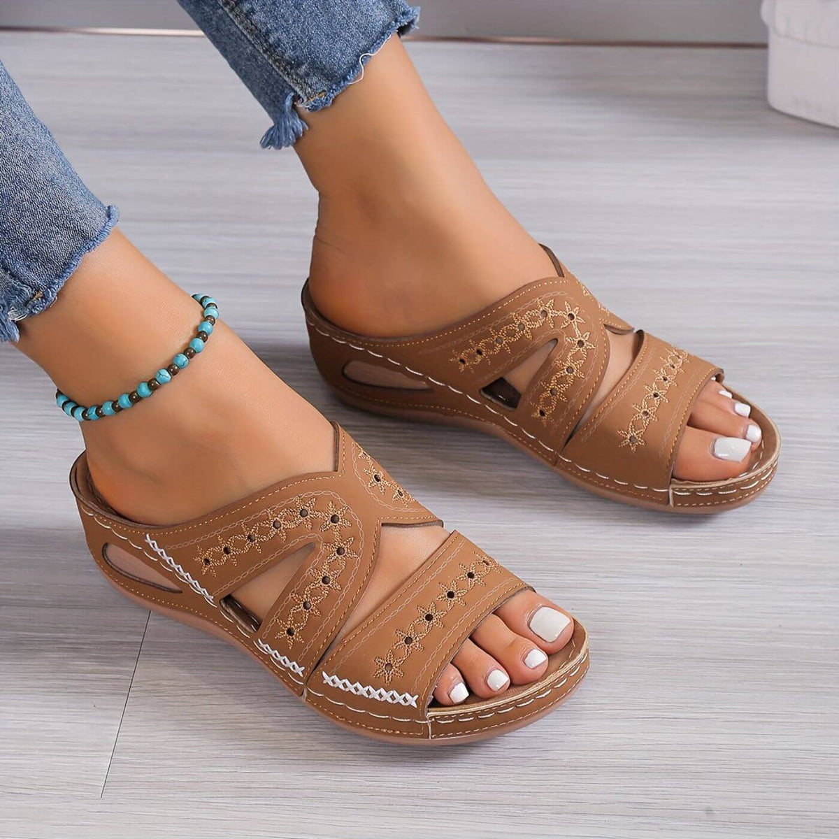 Women's Open-Toe Wedge Sandals