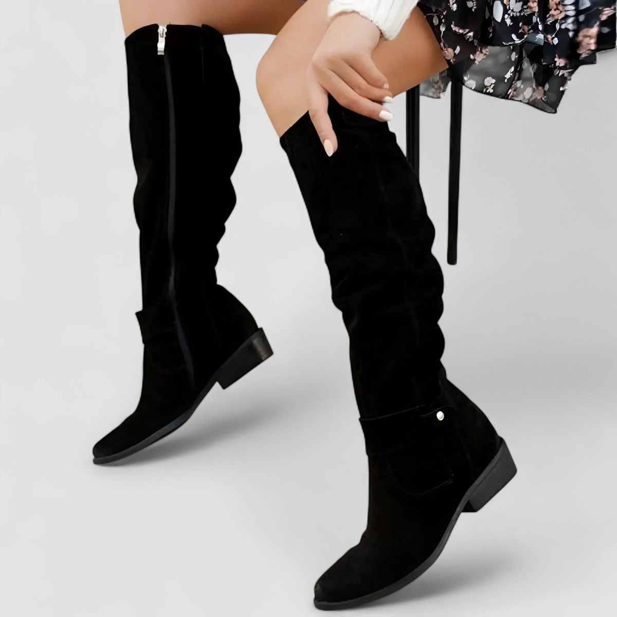 Women's Orthopedic Knee-High Slouch Boots