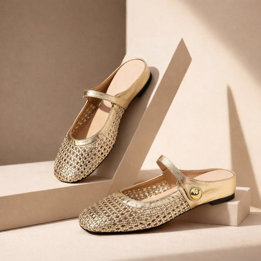 Women's Orthopedic Mule Flats for All-Day Comfort