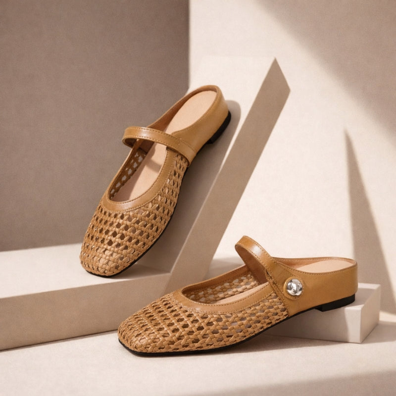 Women's Orthopedic Mule Flats for All-Day Comfort
