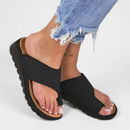 Women's Orthopedic Sandals with Wide Toe Box and Adjustable Straps