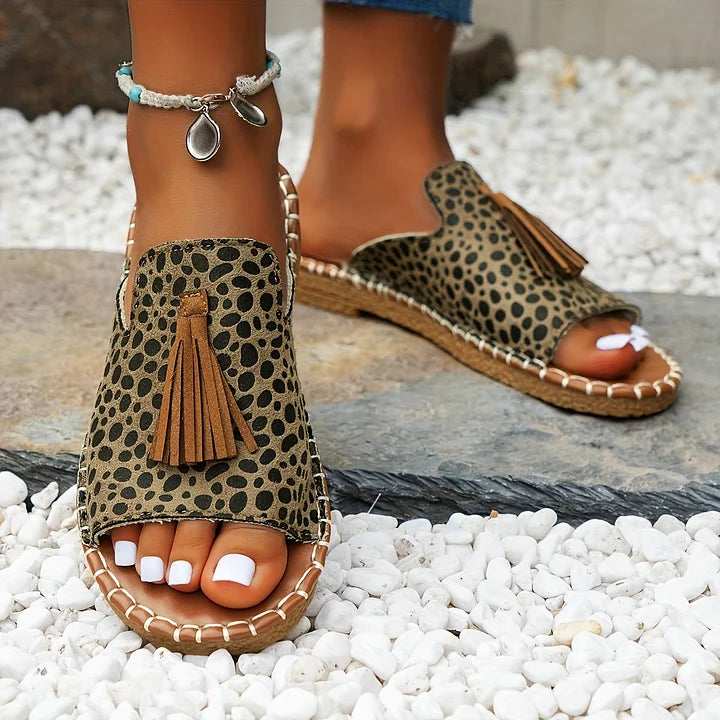 Women's Orthopedic Slip-On Sandals with Cushioned Sole