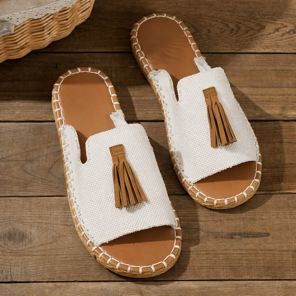 Women's Orthopedic Slip-On Sandals with Cushioned Sole