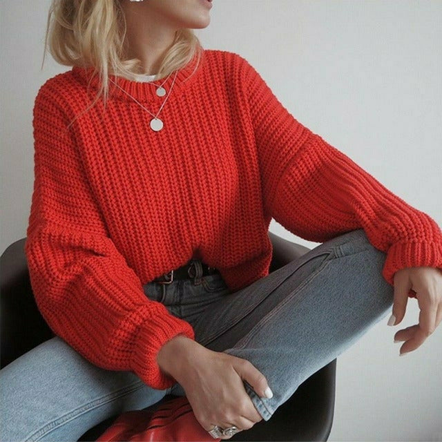 Women's Oversized Crewneck Sweater