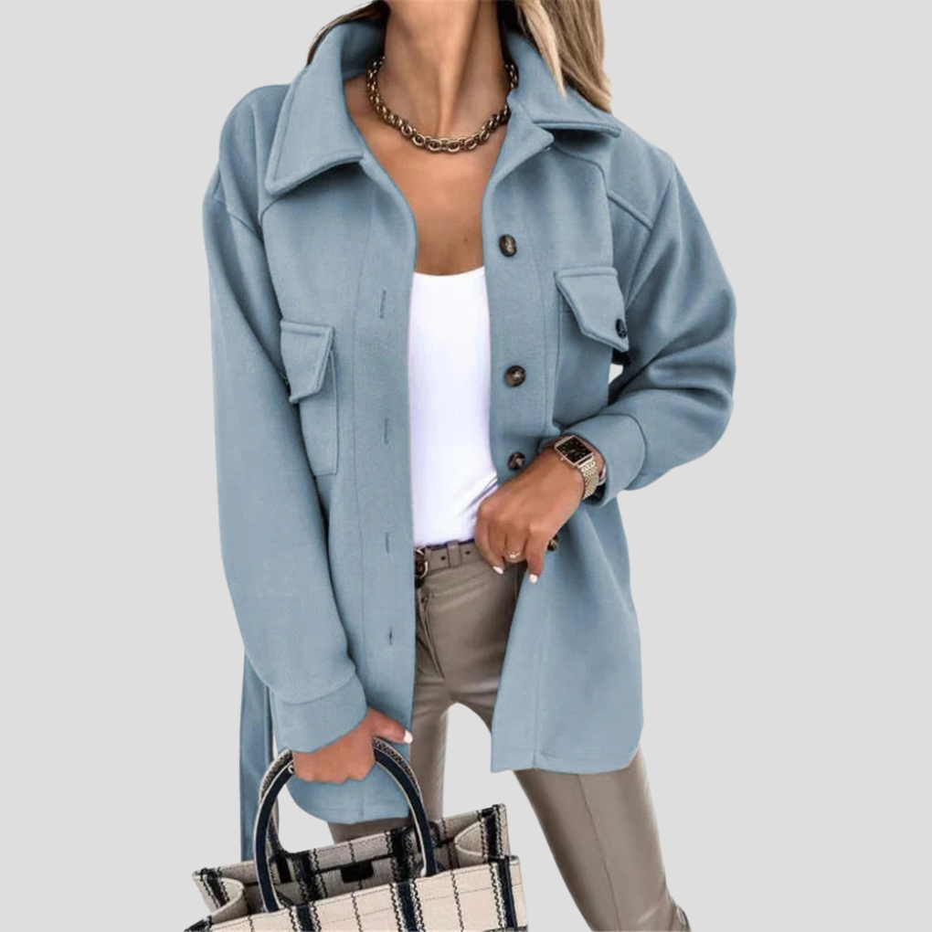 Women's Oversized Jacket - Relaxed Layer with Versatile Fit