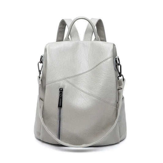 Women's Patchwork Anti-Theft Travel Backpack