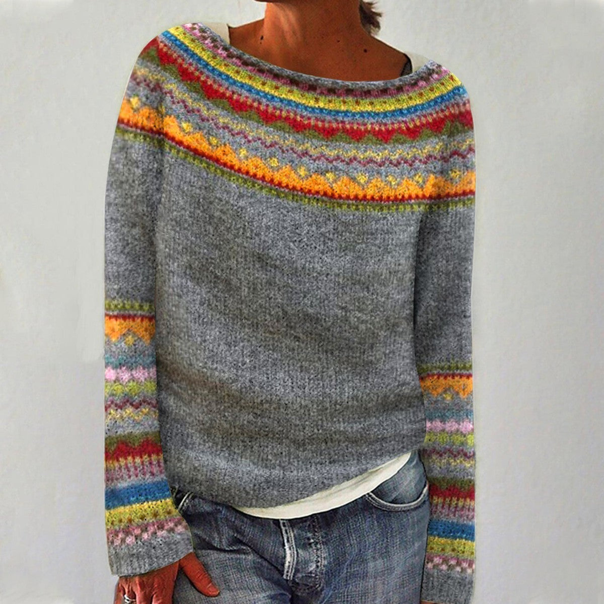 Women's Patterned Sweater