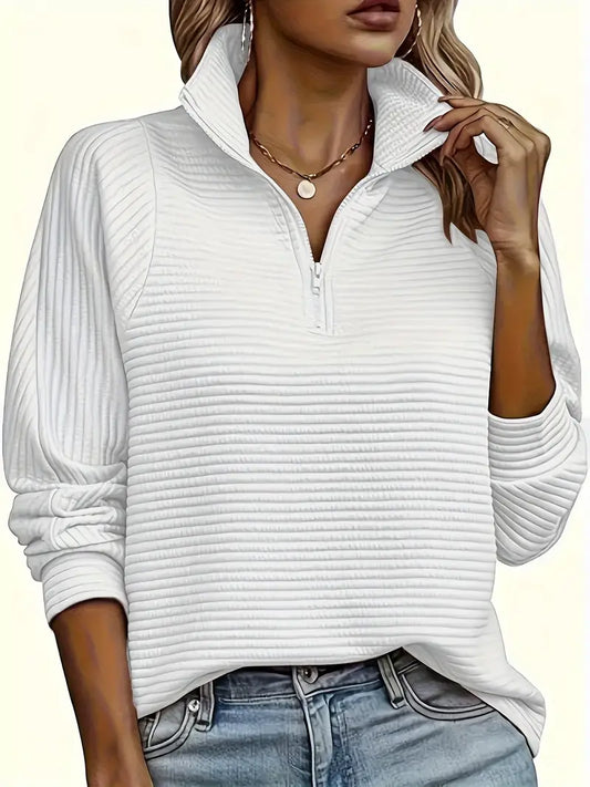 Women's Quarter-Zip Pullover Sweater