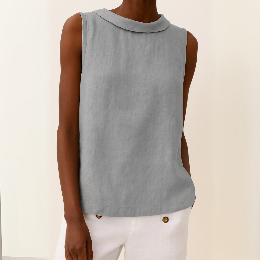 Women's Relaxed Fit Collared Top