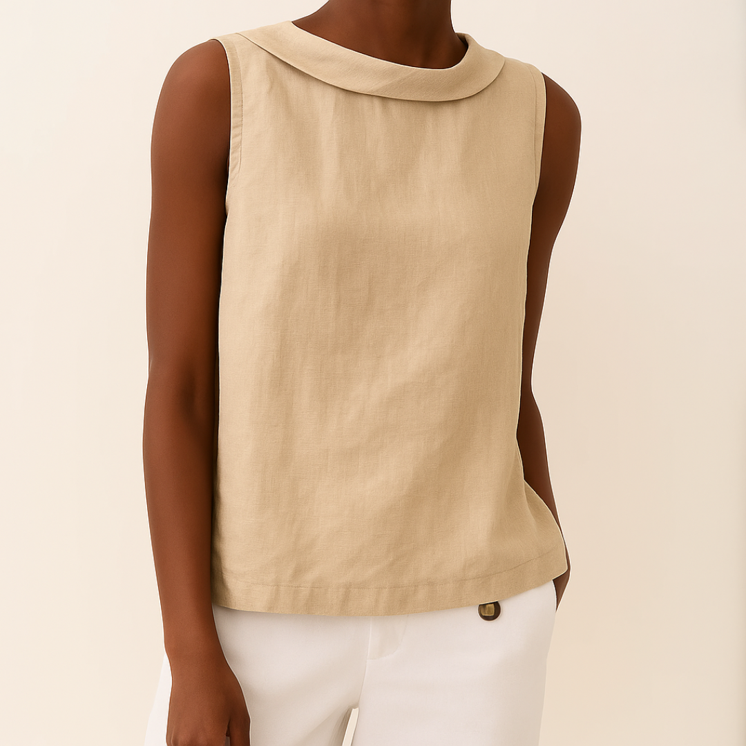 Women's Relaxed Fit Collared Top