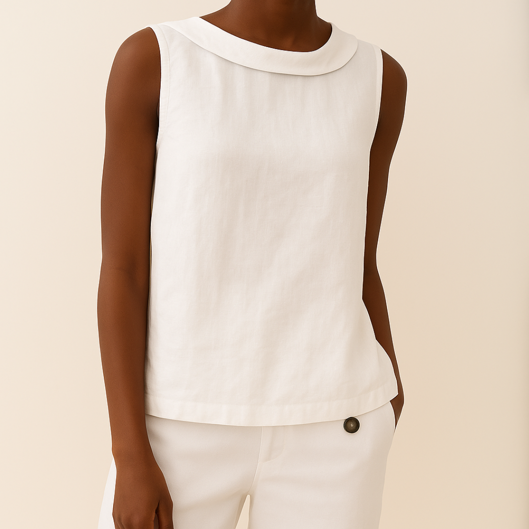 Women's Relaxed Fit Collared Top