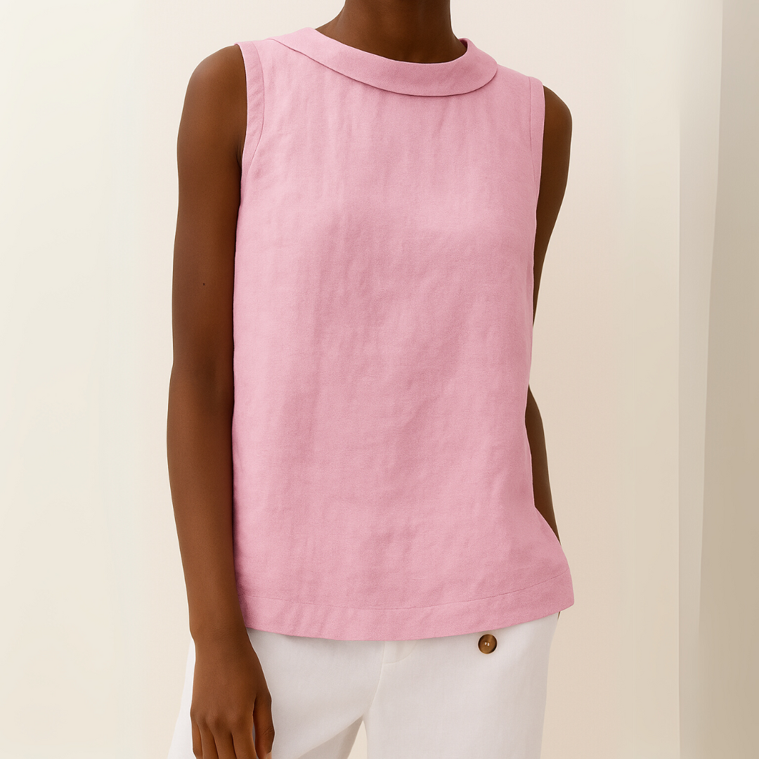Women's Relaxed Fit Collared Top