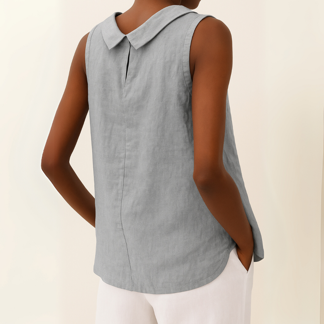 Women's Relaxed Fit Collared Top