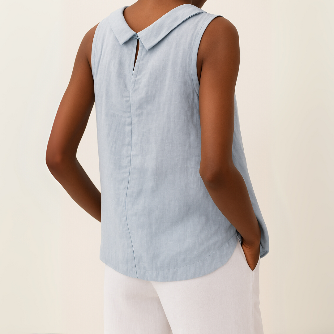 Women's Relaxed Fit Collared Top