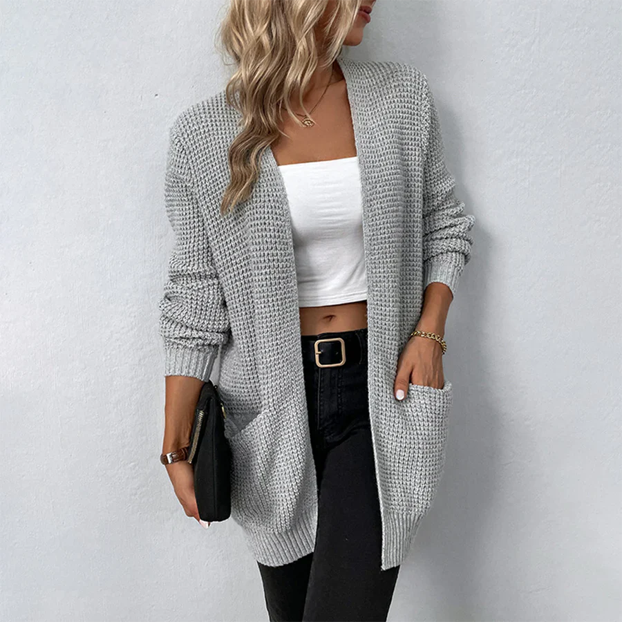 Women's Relaxed-Fit Long Cardigan