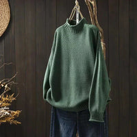 Women's Relaxed-Fit Oversized Turtleneck Sweater
