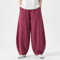 Women's Relaxed Fit Wide-Leg Barrel Pants
