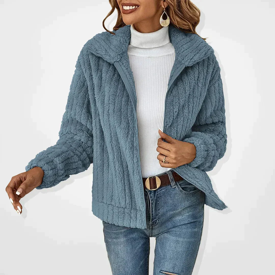 Women's Relaxed Fit Zip-Up Jacket