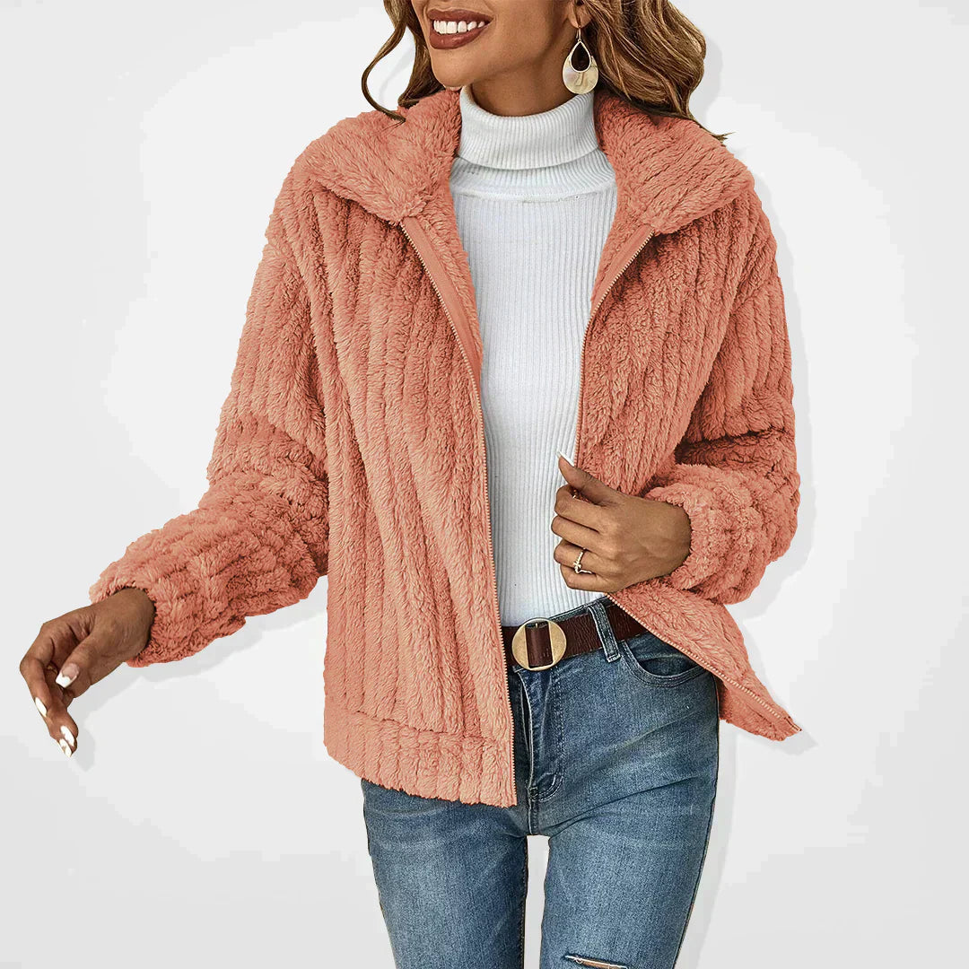 Women's Relaxed Fit Zip-Up Jacket