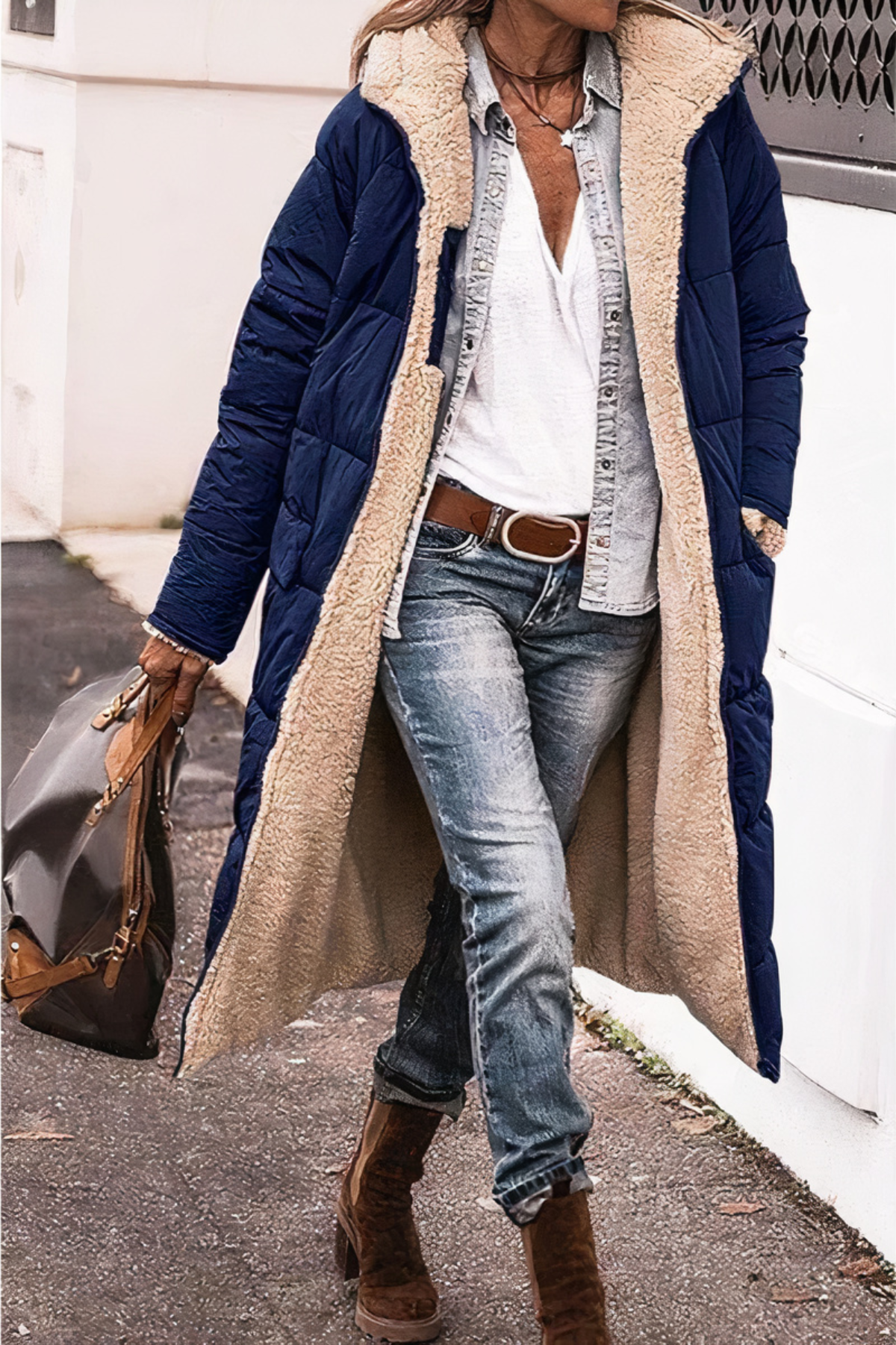 Women's Reversible Windproof Parka