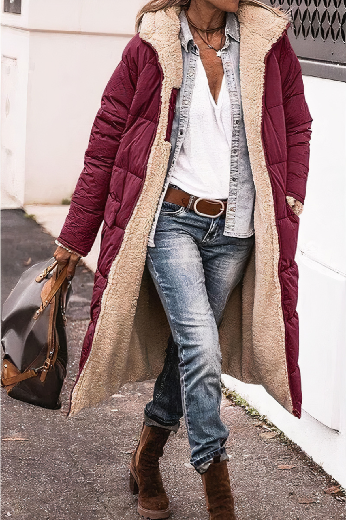 Women's Reversible Windproof Parka