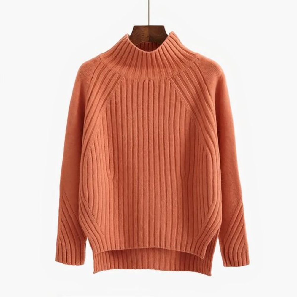 Women's Rib-Knit Turtleneck Sweater