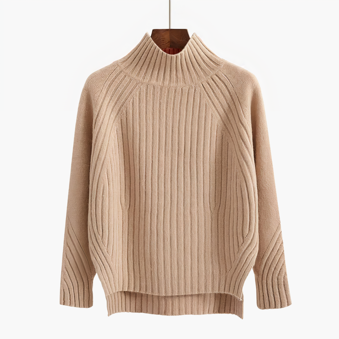 Women's Rib-Knit Turtleneck Sweater