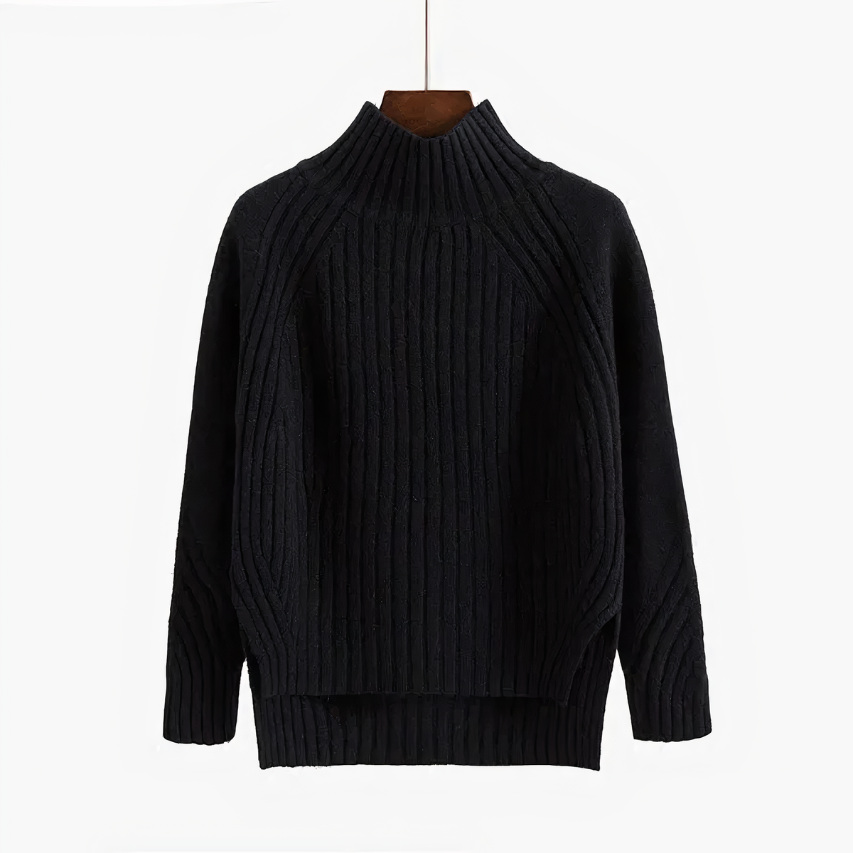 Women's Rib-Knit Turtleneck Sweater