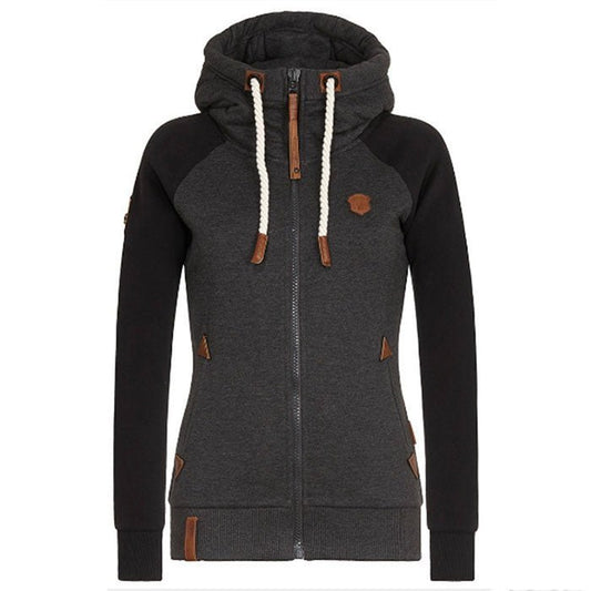 Women's Slim-Fit Zip-Up Hoodie
