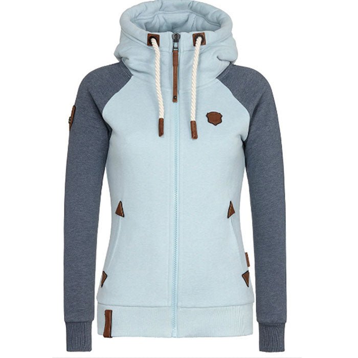 Women's Slim-Fit Zip-Up Hoodie
