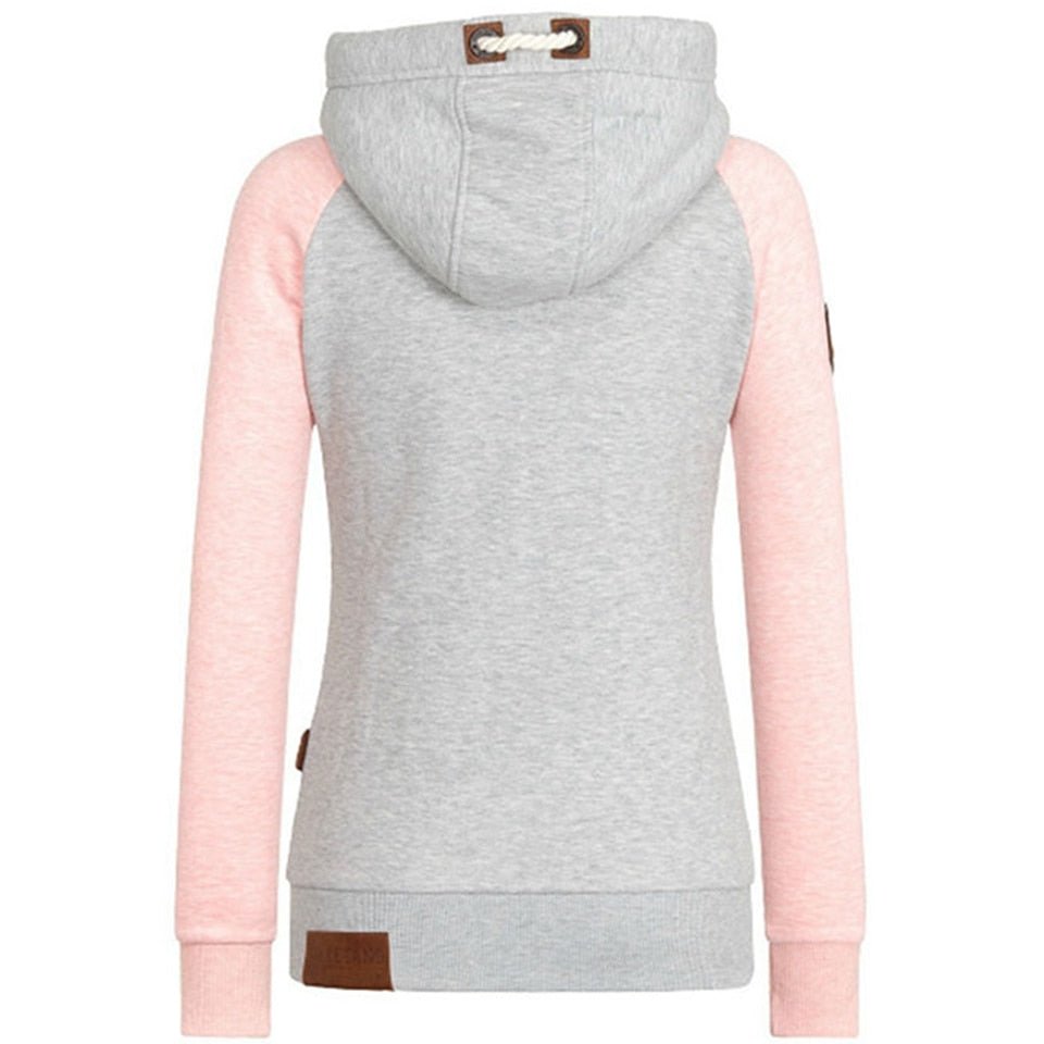 Women's Slim-Fit Zip-Up Hoodie