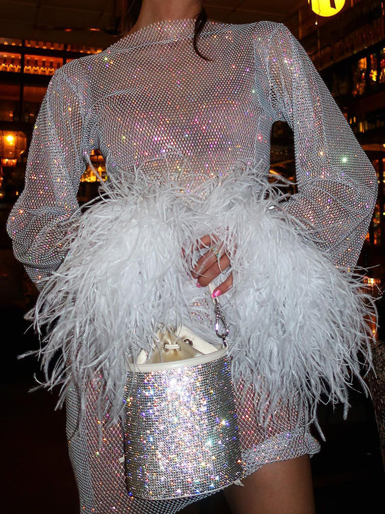 Women's Sparkling Evening Dress