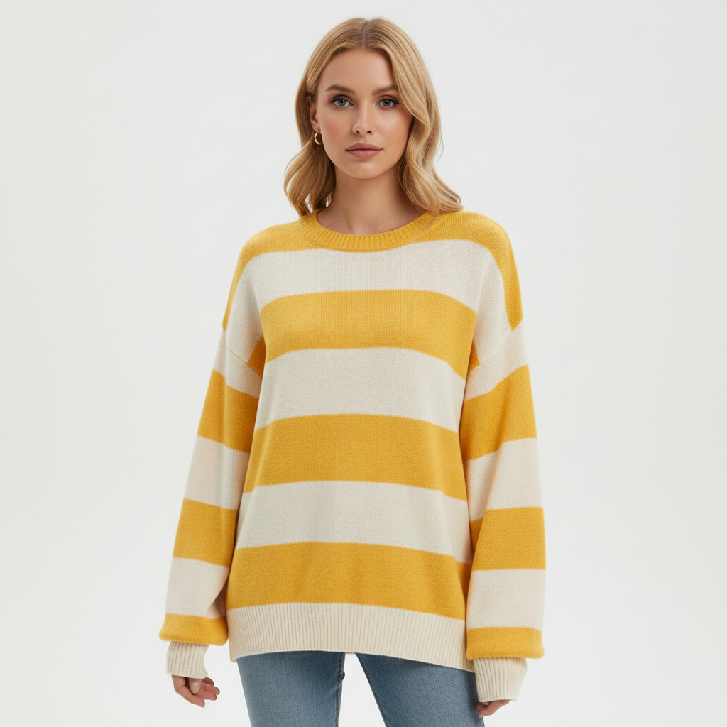Women's Striped Cardigan