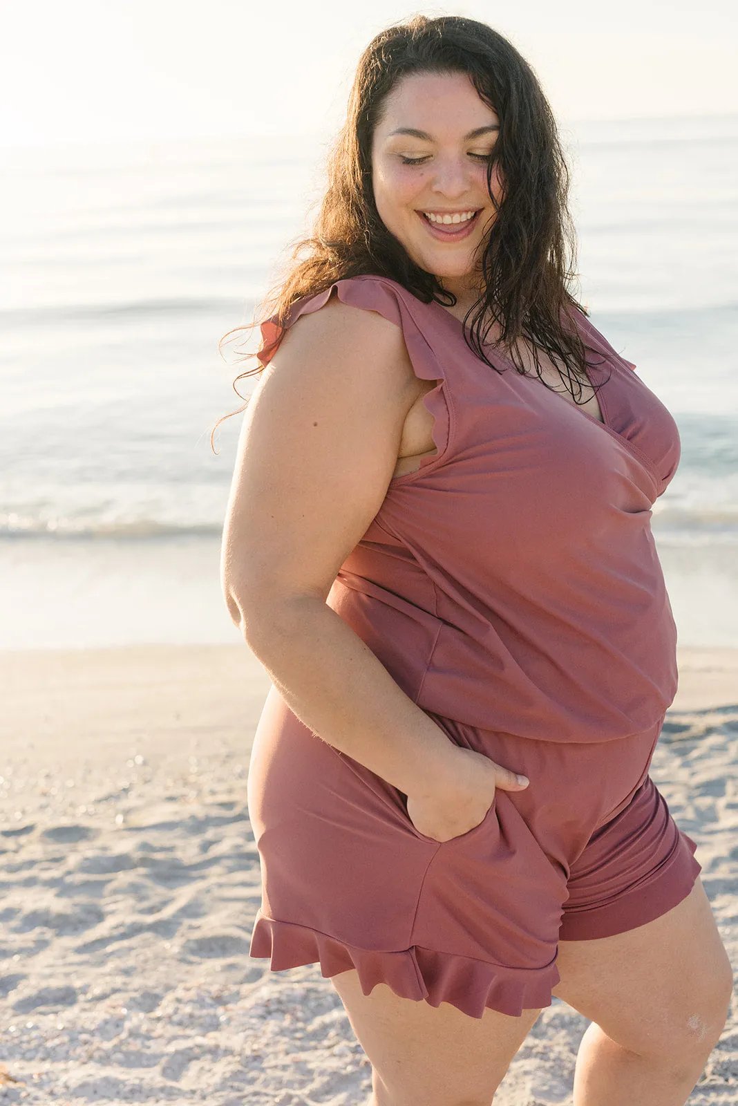 Women's Swimsuit with Built-in Bra