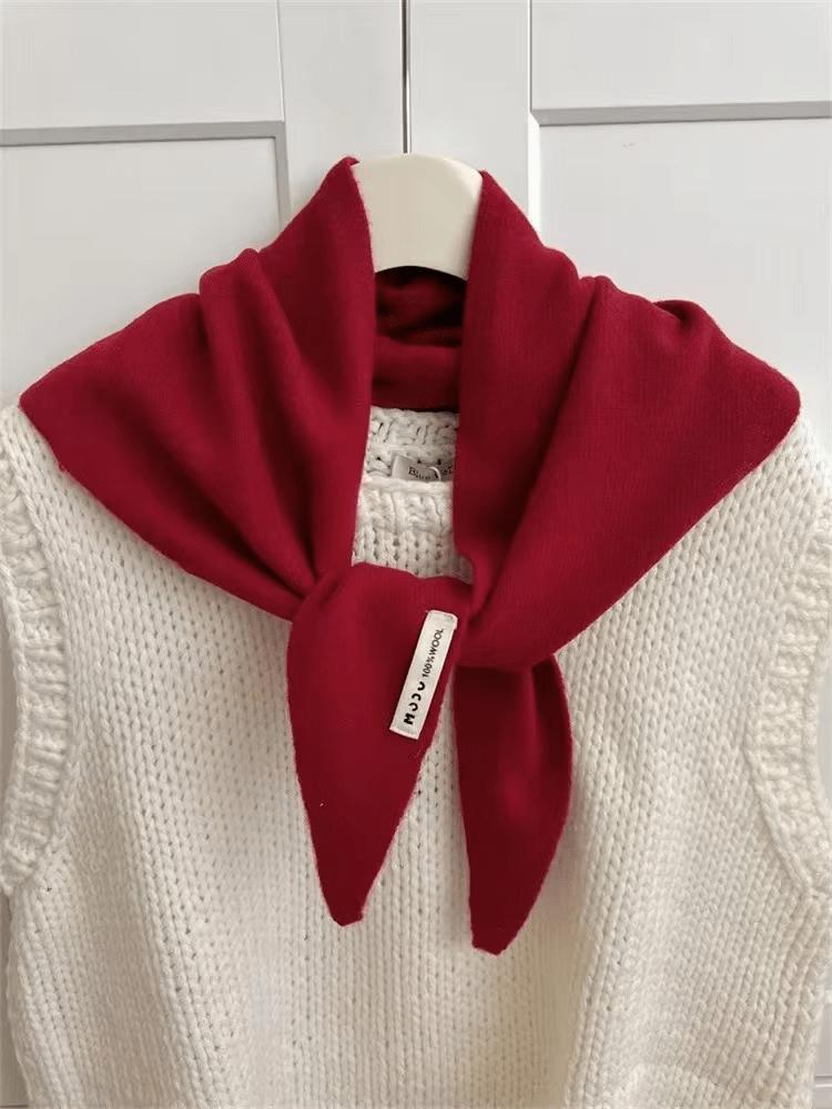 Women's Triangle Scarf and Warm Wrap