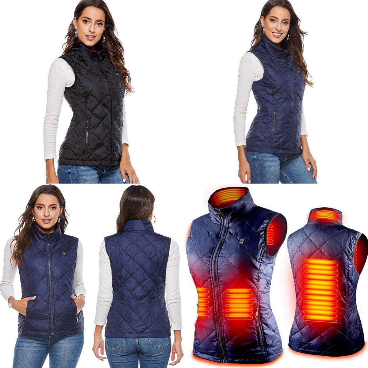 Women's USB-Heated Fashion Vest