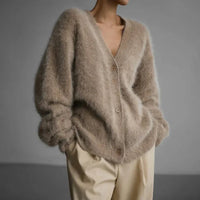 Women's V-Neck Cardigan Sweater