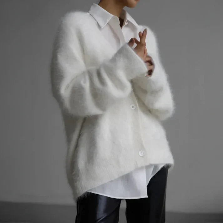 Women's V-Neck Cardigan Sweater
