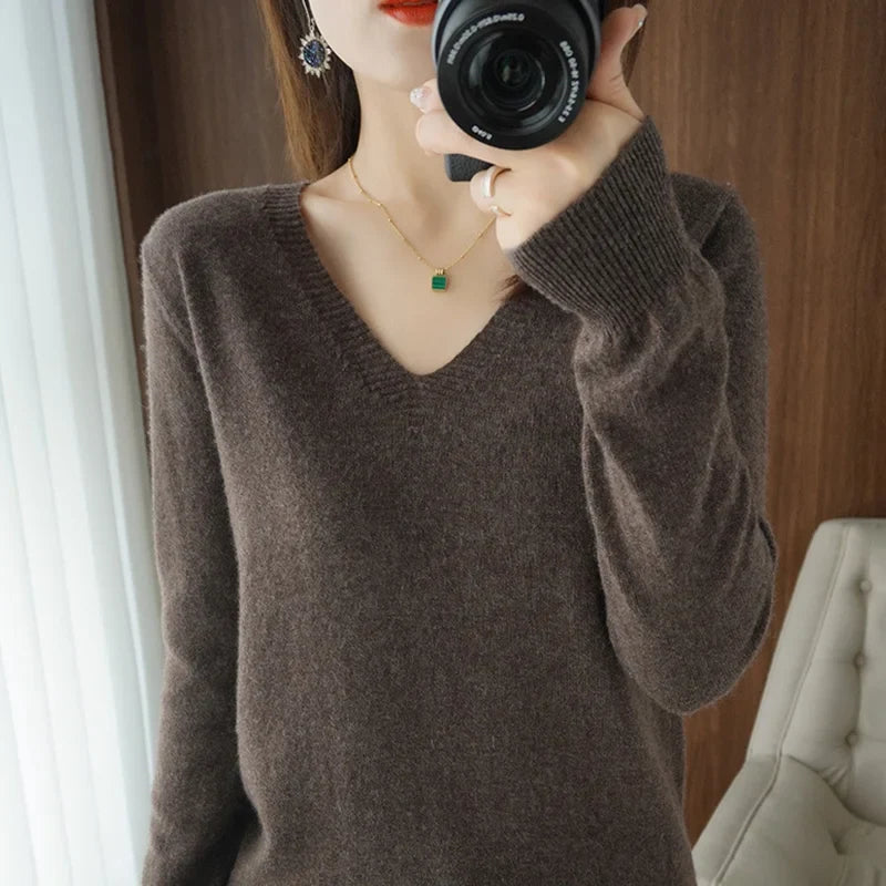 Women's V-Neck Sweater