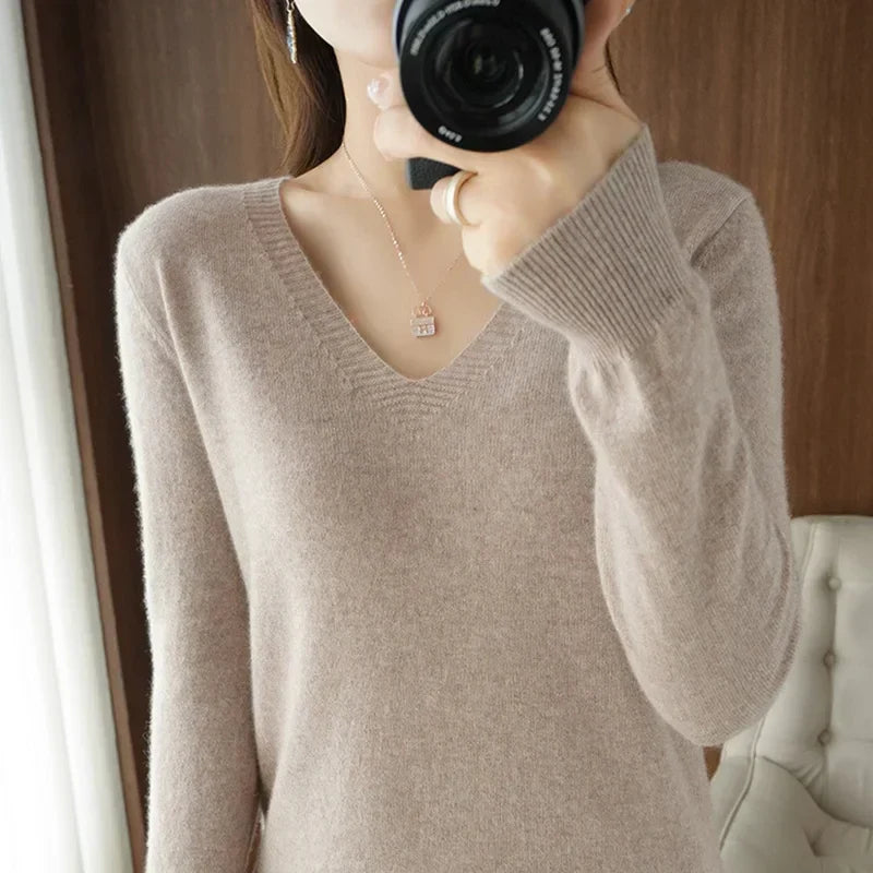 Women's V-Neck Sweater