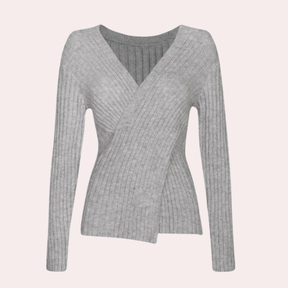 Women's V-Neck Wrap Sweater